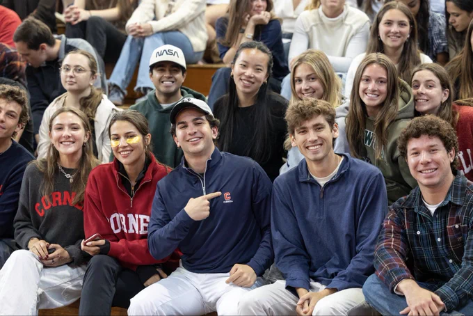 A group of Cornellians during the 2026 Cornell Convocation.