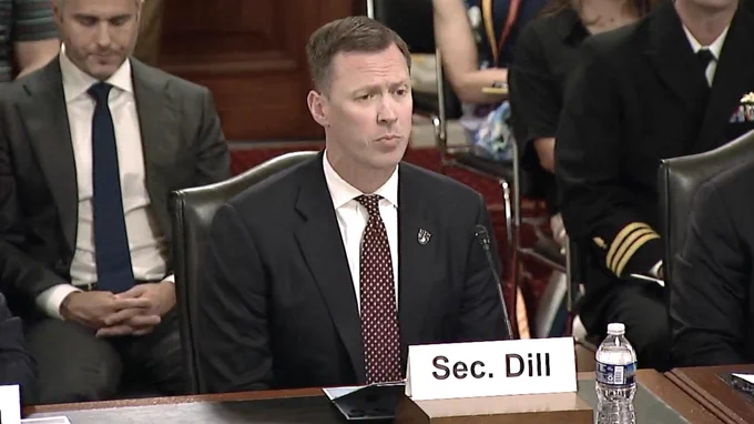 Mr. Tim Dill, the Under Secretary of War for Manpower and Reserve Affairs, advocating for our Total Force before the Senate Armed Services Subcommittee on Personnel.
