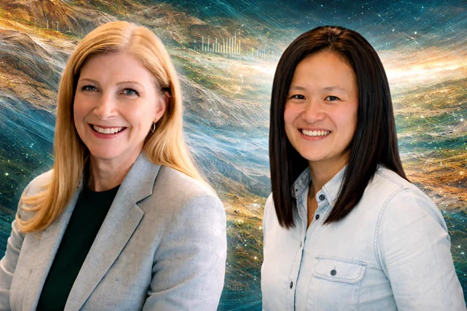 📷 Dr Keay and Professor Salim from the UNSW AI Institute.