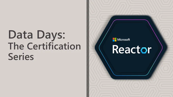 Data Days: The Certification Series