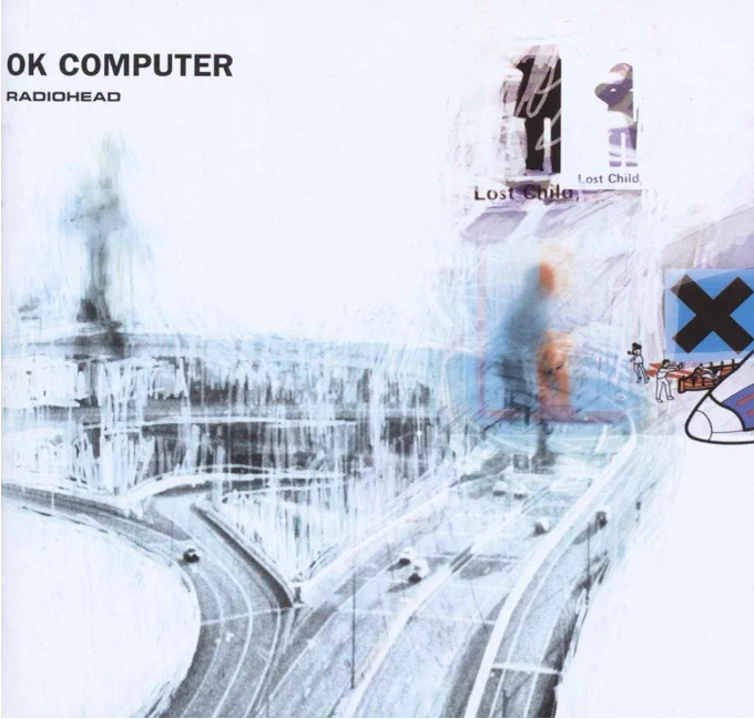 Portada de "Ok Computer", de la autoría de Radiohead
	📸: Internet