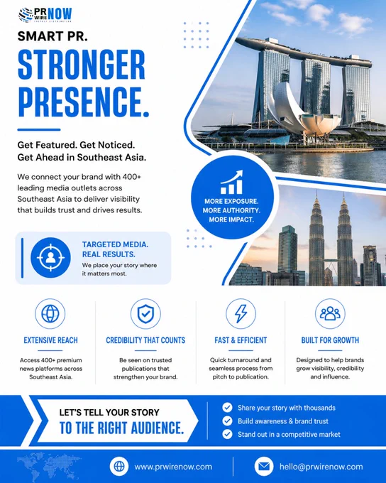 Southeast Asia PR Distribution Services | PRWireNOW
