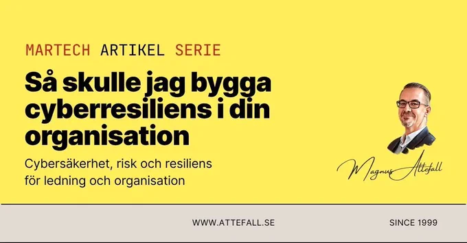 Strategi för cyberresiliens med fokus på ledning, styrning, verksamhetskontinuitet och operativ beredskap i organisationen.