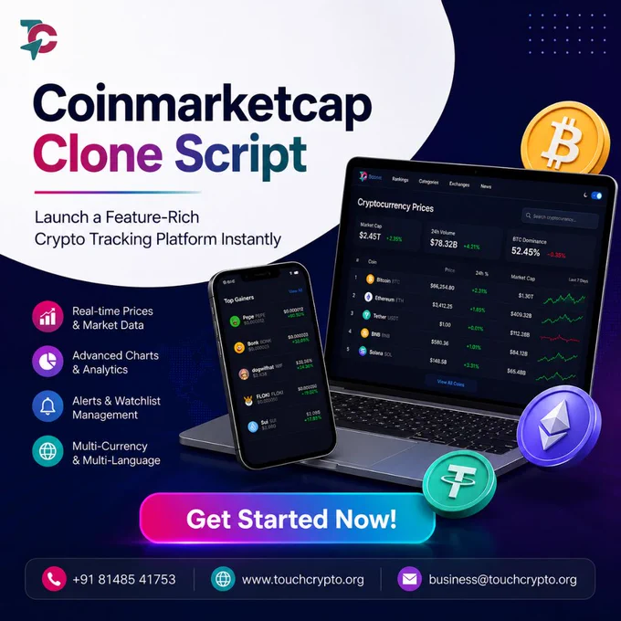 Coinmarketcap Clone Script