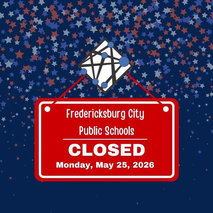 Reminder: FCPS schools and offices will be closed Monday, May 25. Students return Tuesday, May 26.  Friday, May 29 is the last day of school and will be an early dismissal day for students. 🎉