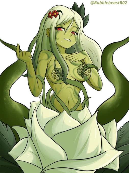 An Alrune - a beautiful woman of the forest. Artist is Bubblebeast. 