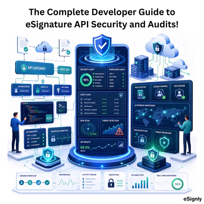eSignature APIs power modern digital workflows — but without proper security, businesses face compliance & data protection risks.

Explore authentication, encryption & audit trail strategies in our latest guide.

Read now: https://www.esignly.com/electronic-signature/the-definitive-guide-to-esignature-api-security-from-authentication-to-audit-trails.html

#DigitalSignature #SecureAPIs #InformationSecurity #Compliance #eSignly