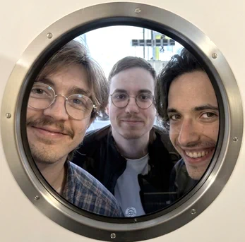 Riccardo Babic (left), Leon Lucya (middle) and Christoph Reiter (right).