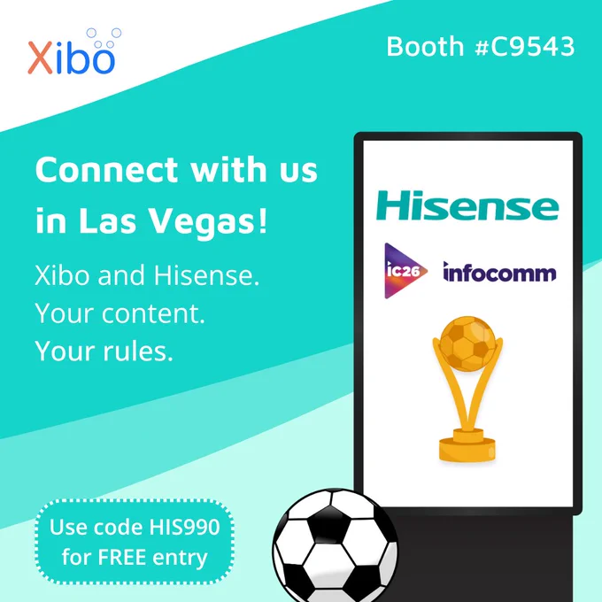 Xibo Digital Signage Hisense InfoComm 2026