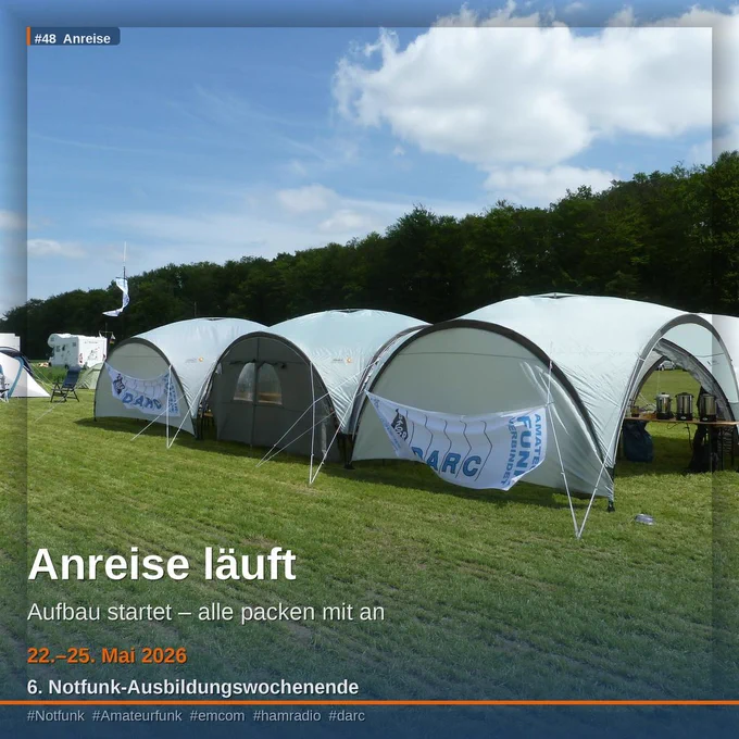 Anreise / Aufbau