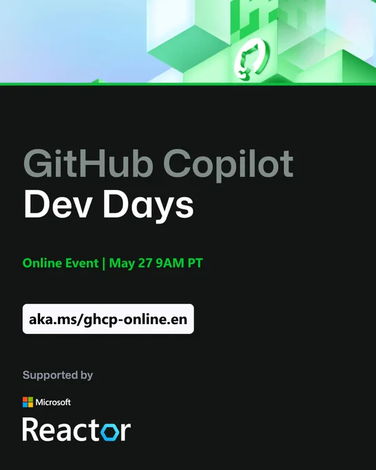 GitHub Copilot Dev Days