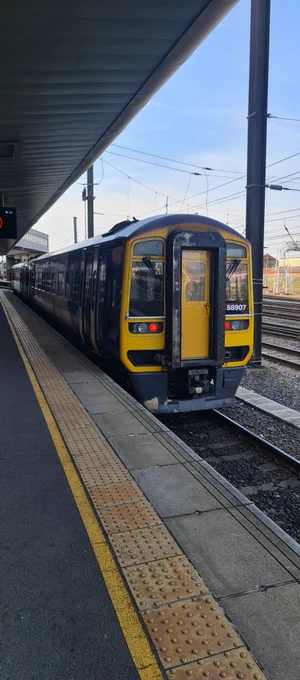 Northern Trains 158907 at Doncaster Railway Station Platform 0 