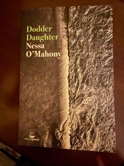 Image of the cover of Dr Nessa' O'Mahony's new book of poetry Dodder Daughter.