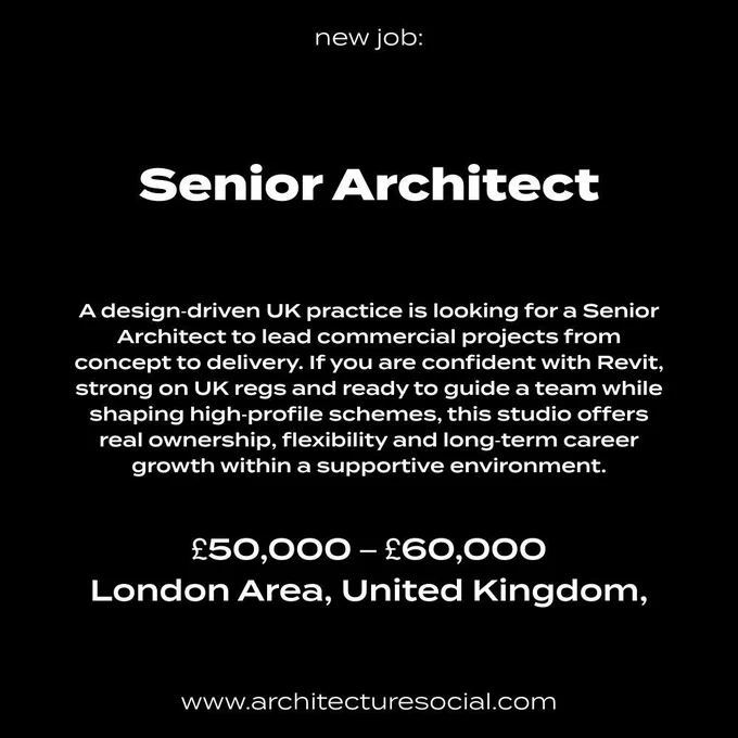 Senior Architect Job Vacancy