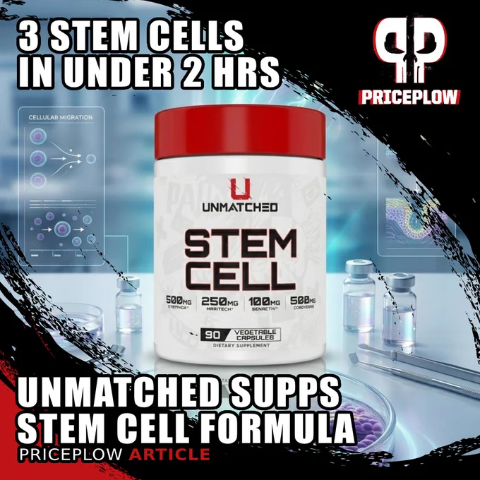 Unmatched Supps Stem Cell: Kris Gethin's Formula for Cellular Recovery and Longevity