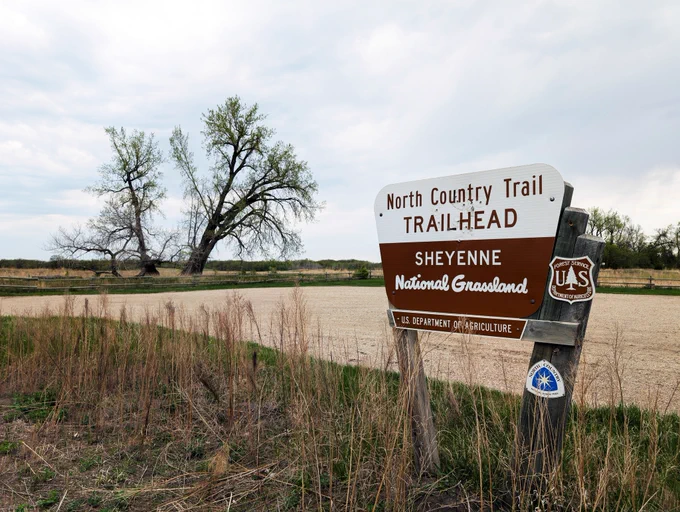 Why not take a hike on the North Country Trail that passes through the Sheyenne National Grassland? Forest Service photo by Scott C. Marvin.