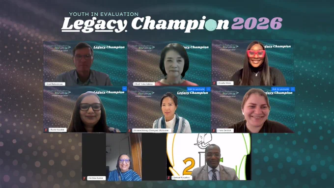 Youth in Evaluation Legacy Champions 2026