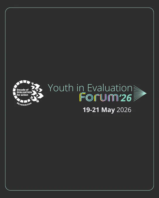 Youth in Evaluation Forum 2026. 19-21 May 2026.