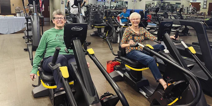 Army Residence Community NuStep recumbent cross trainers T6 seated stepper inclusive adaptive equipment