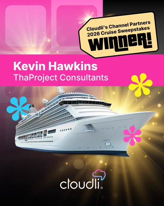 Cloudli's Channel Partners 2026 Cruise Sweepstakes Winner!