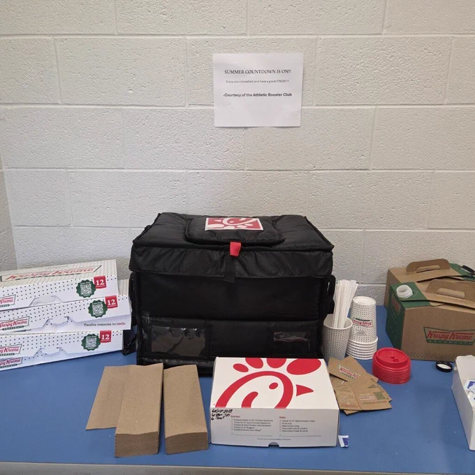 chick fil a biscuits and krispy Kreme donuts