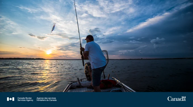 person fishing on a boat