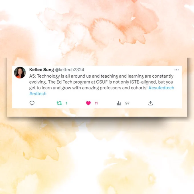 quote with watercolor background