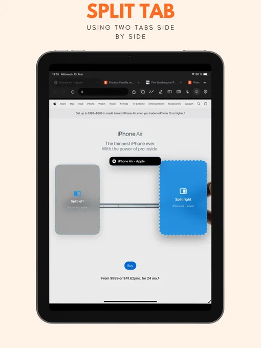 Hey! If you’re looking for an AI browser on iOS/iPadOS right now, check out Browser-Ai — it’s already available on the App Store: https://apps.apple.com/us/app/browserai/id6754273445

It comes with a lot of features:
• AI Chat & Floating Chat right on top of any webpage
• Split View for side-by-side browsing on iPad
• Pin, sort & rename tabs
• Spaces & Tab Folders for organizing different projects
• Highlight & pin page content directly into chat
• Deep Research, Shopping Tour, Reader Mode, PDF Export
• AI Mouse on iPad — smart text detection on hover
• Talents — create your own custom AI helpers
• Currently supporting 15 languages, with 41 coming soon
Would love to hear your thoughts! 🚀