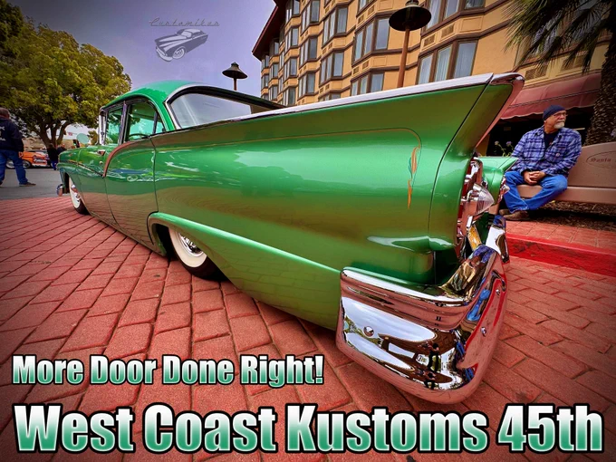 Slick and very well done "More Door" Kustom Ford!!!! Drool time 😃 
Seen at The Historic Santa Maria Inn during the 45th West Coast Kustoms Cruisin Nationals celebration!! 
What are you on the way with??!! Show us!! 😃
WCK Videos: https://youtube.com/playlist?list=PLX...
Event info: https://www.westcoastkustoms.com
K. Mikael Wallin
Customikes
Kustomikes
Customikes Select,... 😉
#kustomkulturewithoutborders #45thanniversary #westcoastkustoms #santamariacalifornia #TheHistoricSantaMariaInn #kustomkulture #kustoms