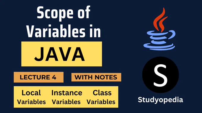 Scope of Variables in Java