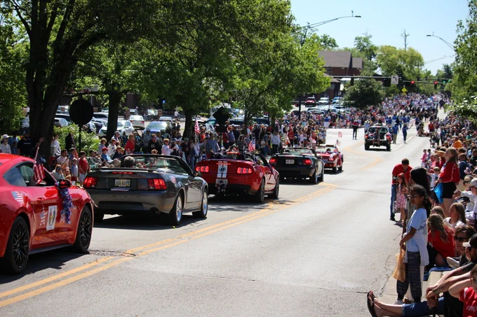 cars in parade