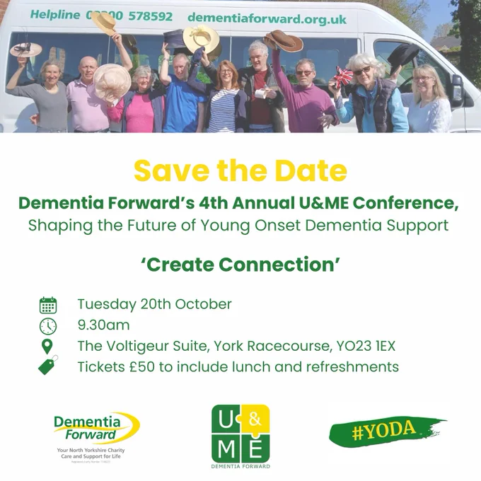 Dementia Forward conference poster.