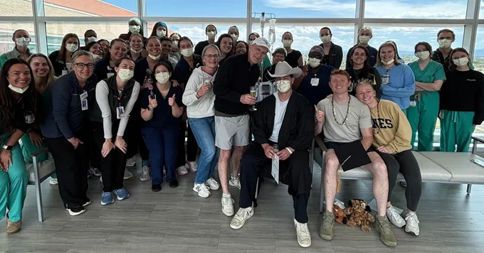 David Boylan's surprise graduation at UCHealth