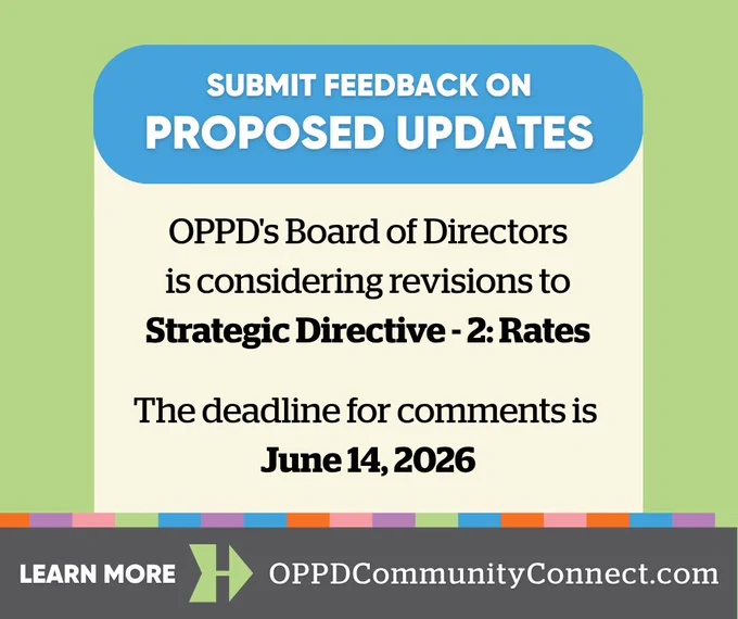 OPPD board of directors strategic directive 2 comment period 