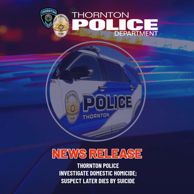 Thornton Police logo with text