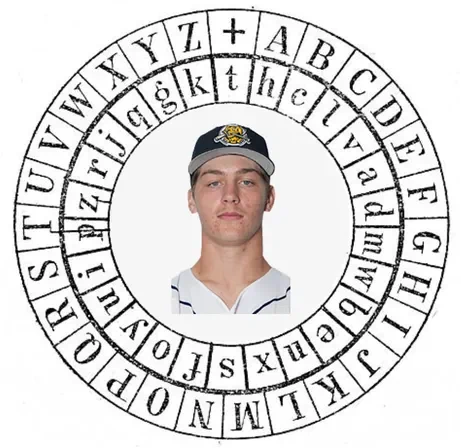 A codex with Rays prospect Taitn Gray in the center.