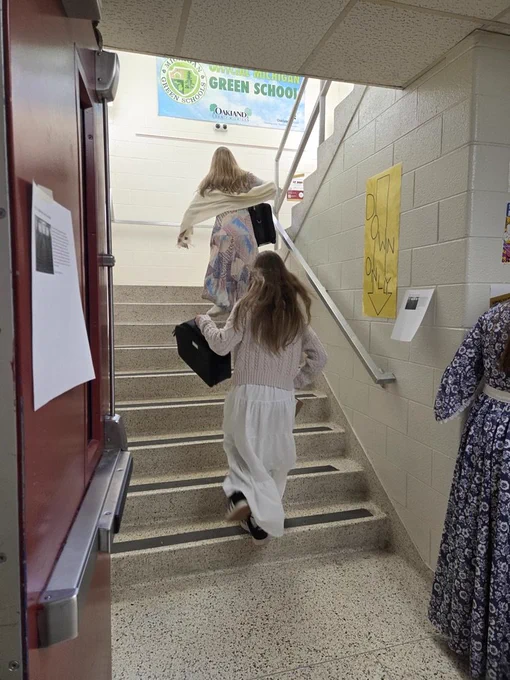 You know it's Ellis Island simulation day at Muir when the hallways looks like New York in 1899. Students had a blast going through this activity with their teachers hard at work! #wearemuir