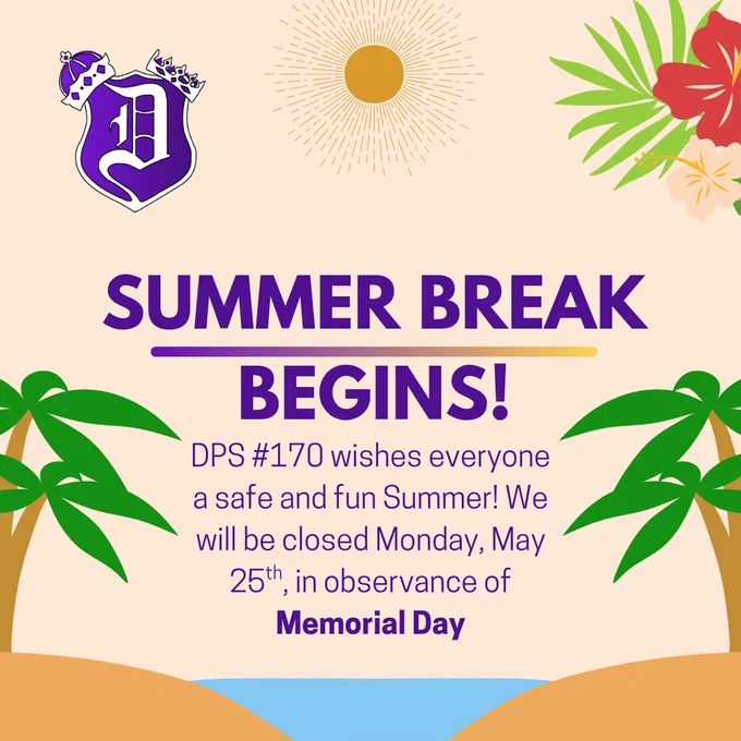 summer break graphic
