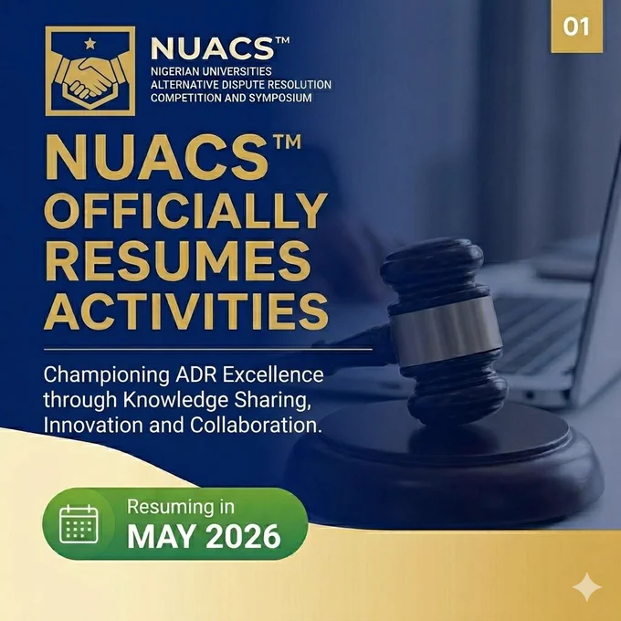 NUACS™ OFFICIALLY RESUMES ACTIVITIES