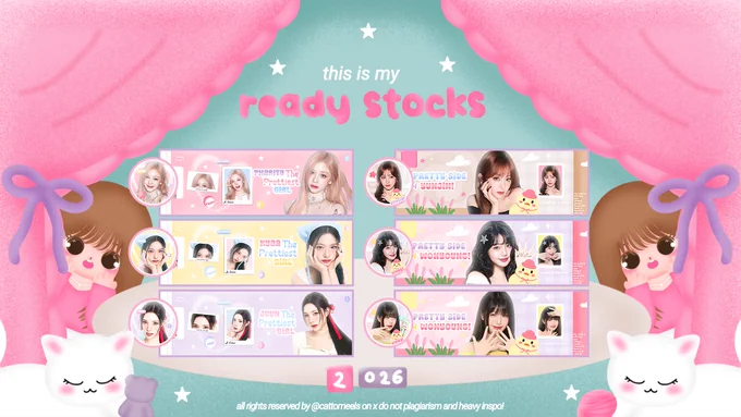 13.000/each
get free retext <3
(avail recolor  2k & resize wabis  3k) 

(wony 05 swold) 