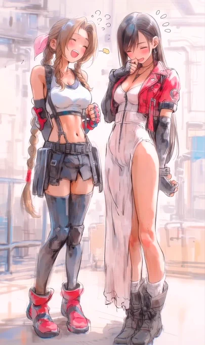 SFW illustration. Made with Nijijourney