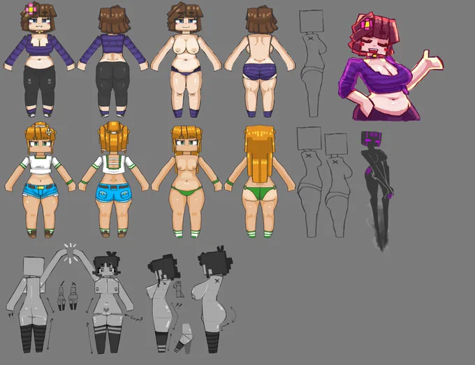 Extras. Mascots / merch ideas 🤷‍‍
