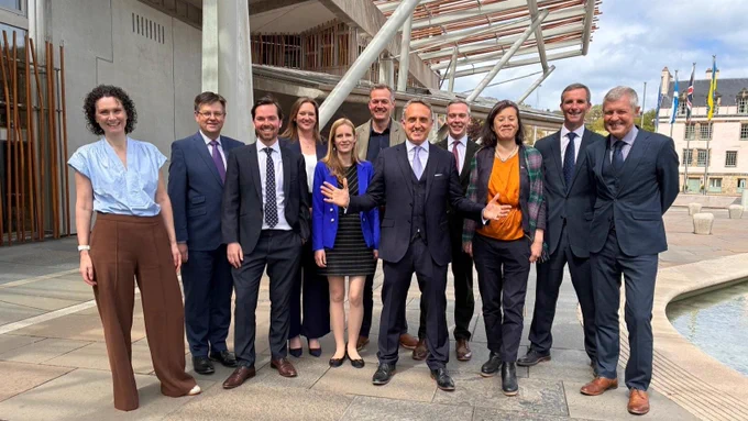 The new Scottish Liberal Democrat MSP group.