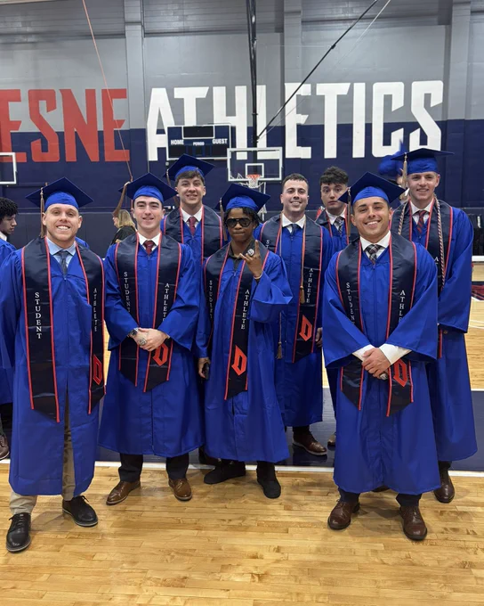 Group photo at graduation