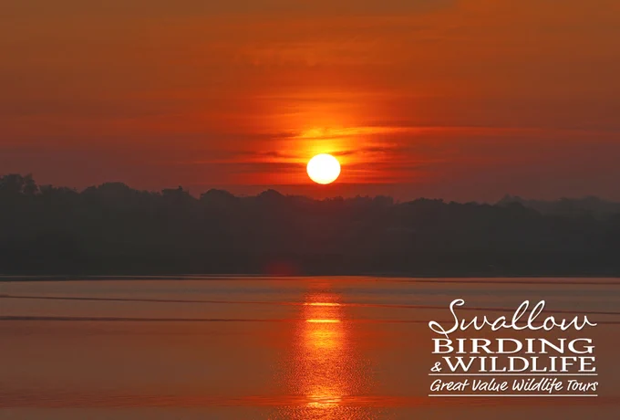 Sunrise over the River Colne