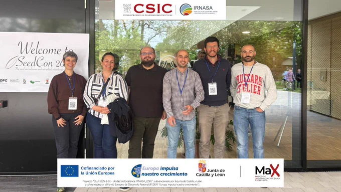 From left to right, Silvia Manrique, Carmen Escudero, Alessandro Passera, Javier Carrillo, Ignacio Ezquer and Matteo Gualandris.
