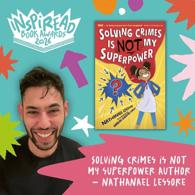 A graphic featuring a picture of Nathanael Lessore, a young mixed race man with short dark hair.