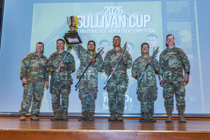 Excellence is earned through grit, discipline, and teamwork. Congratulations to Staff Sgt. Jordan Ashdown, Sgt. Jose Medina, Spc. Angel Ortiz, Spc. Samuel Vo, Lt. Colm Meade, Sgt. Shane Molloy, and Tpr. Tristan Regan for rising to the top at the 2026 #SullivanCup and setting the standard for technical and tactical excellence. \uD83C\uDFC6 #MotivationMonday #DriveChangeForgeVictory