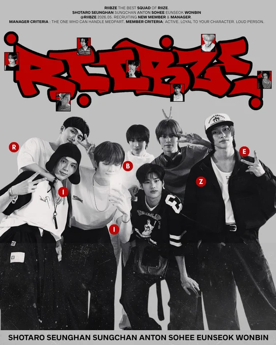 We're currently looking for
1. Member : Shotaro, Seunghan, Sohee, Wonbin
Criteria : active, loyal to your muse, loud
2. Managers
Criteria : the one who can handle medpart