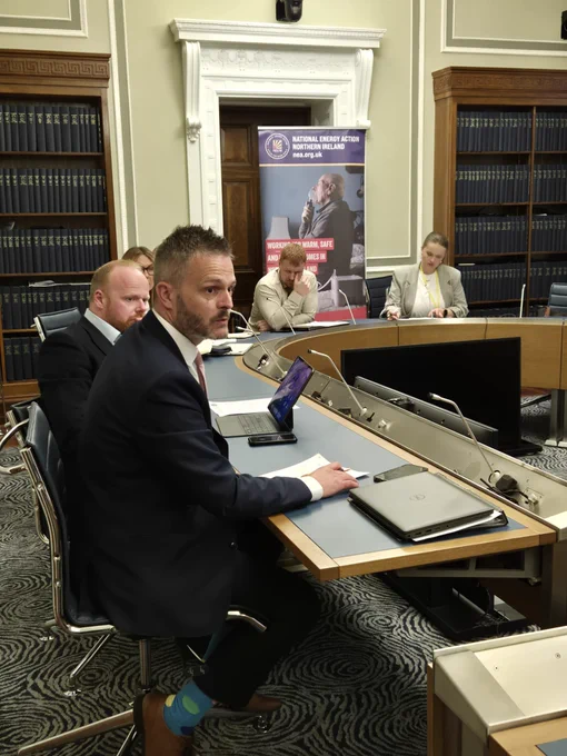 Robbie, John Stewart and Andy Allen at APG Fuel Poverty